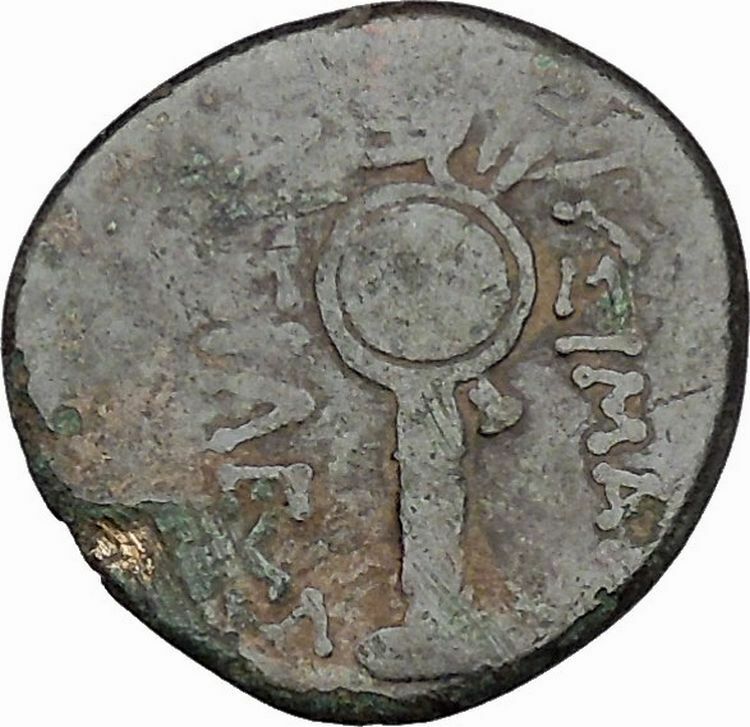 LYSIMACHOS Macedonian King 305BC Greek Coin Athena Trophy Tropaion i43358