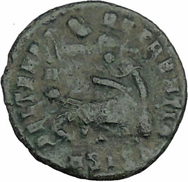 CONSTANTIUS II Constantine the Great son Ancient Roman Coin Battle Horse i44462