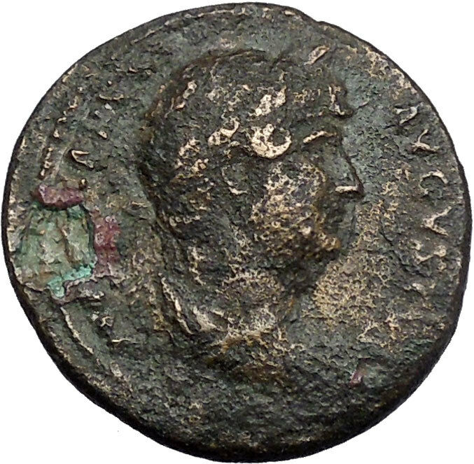 HADRIAN 125AD Super Rare TYCHE of ANTIOCH Ancient Roman Coin of Rome i46842