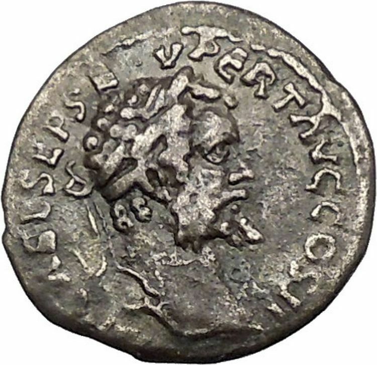 SEPTIMIUS SEVERUS Emesa mint Silver Ancient Roman Coin Bonus Eventus i46437