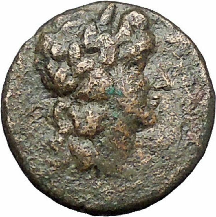 KATANE in SICILY 212BC Ancient Greek Coin APOLLO Aphrodite Hyblaia Cult i47595