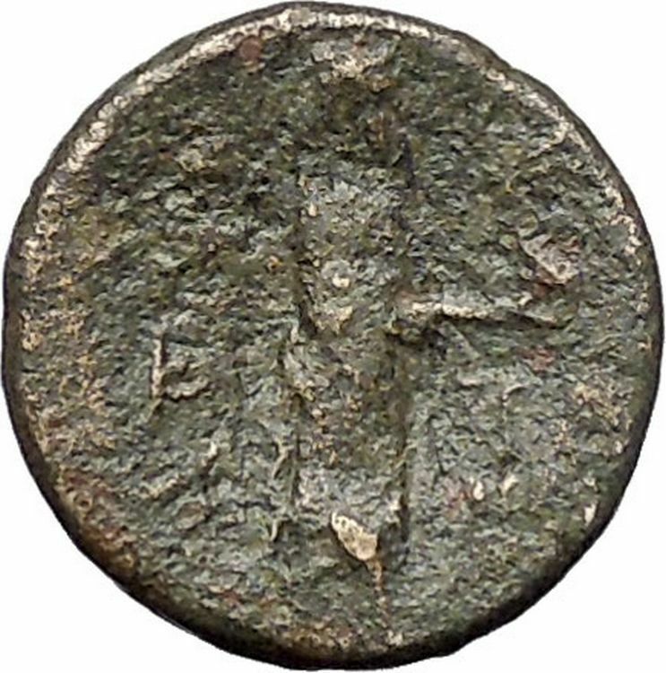 KATANE in SICILY 212BC Ancient Greek Coin APOLLO Aphrodite Hyblaia Cult i47595