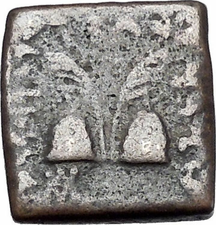 ANTIALKIDAS 145BC Baktrian Indo- Greek Ancient Coin of India Zeus Gemini i46912