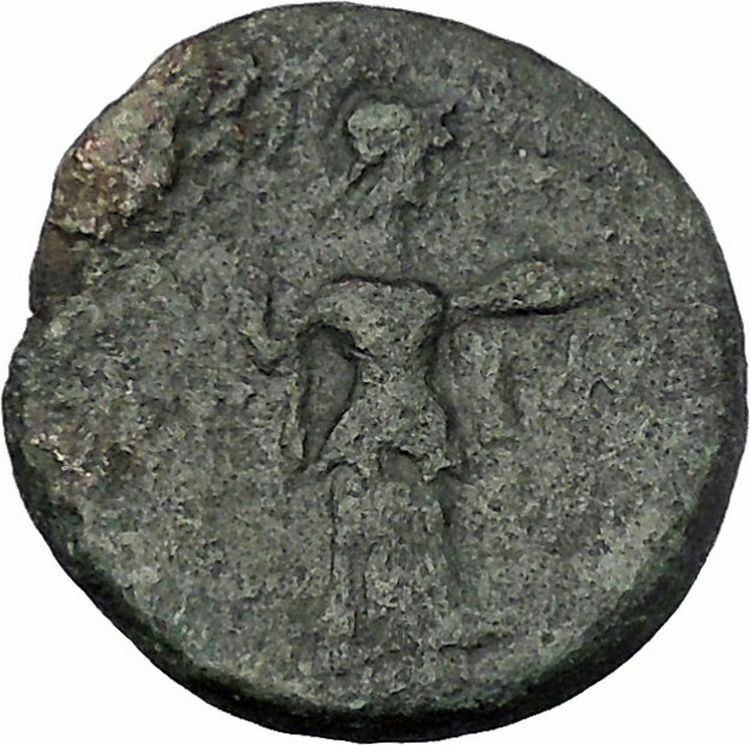 AUGUSTUS 27BC Thessaly Koinon ATHENA Authentic Ancient Roman Coin RARE i47215