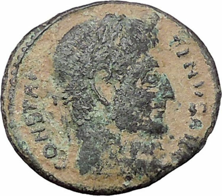 CONSTANTINE I the GREAT 320AD Ancient Roman Coin Wreath of success i47650