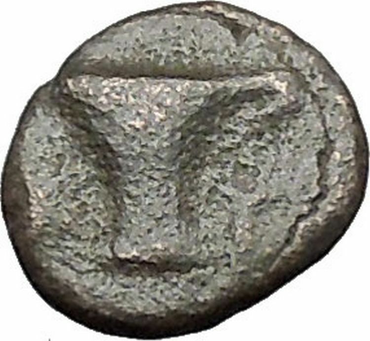 Kyme in Aeolis 350BC EAGLE & VASE on Authentic Ancient Greek Coin i48571