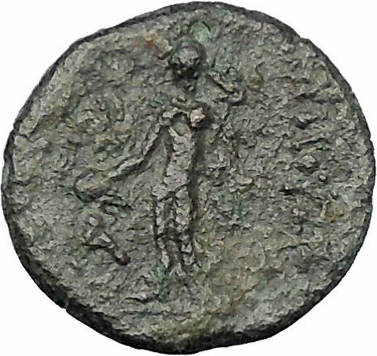 Elaiussa Sebaste in Cilicia 1stCenBC Tyche Hermes Ancient Greek Coin i47179