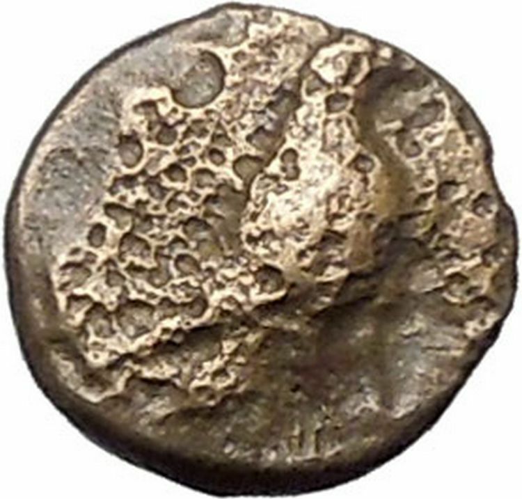 Kyme in Aeolis 350BC EAGLE & VASE on Authentic Ancient Greek Coin i48574