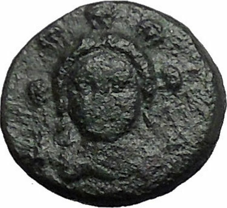 CHALKIS in EUBOEA 290BC Hera Eagle Serpent Authentic Ancient Greek Coin i48793