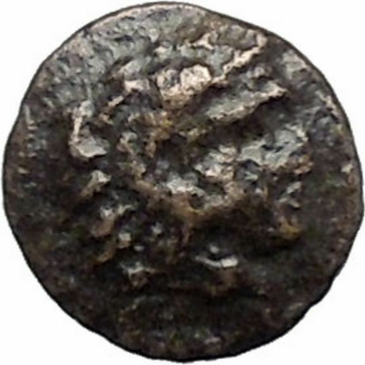 PERGAMON in MYSIA 310BC Hecules Athena Authentic Ancient Greek Coin i48671