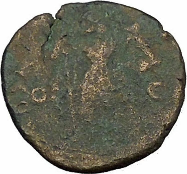 HONORIUS 402AD VRBS ROMA FELIX Rare AE3 Rome Ancient Roman Coin i45194