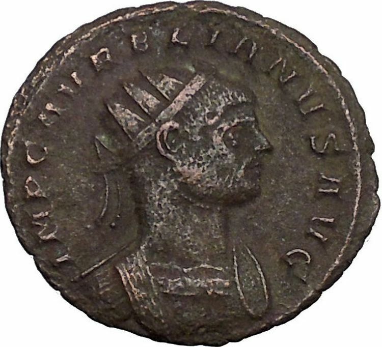 AURELIAN shaking hands with Concordia Ancient Roman Coin Harmony Cult i50240