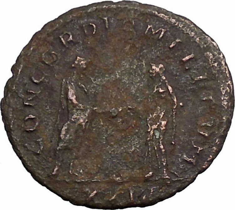 AURELIAN shaking hands with Concordia Ancient Roman Coin Harmony Cult i50240