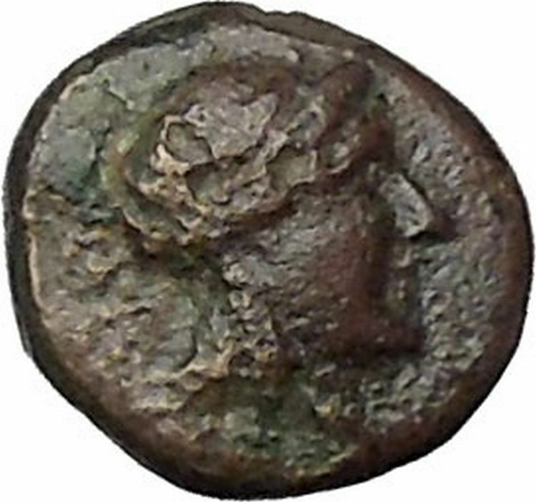 KOLOPHON in IONIA 360BC Apollo Horse Gunuine Authentic Ancient Greek Coin i47850