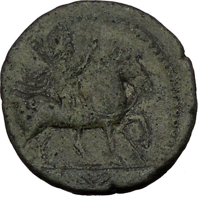 Rheskuporis II 211AD Bosporus King on HORSE Authentic Ancient Greek Coin i53537