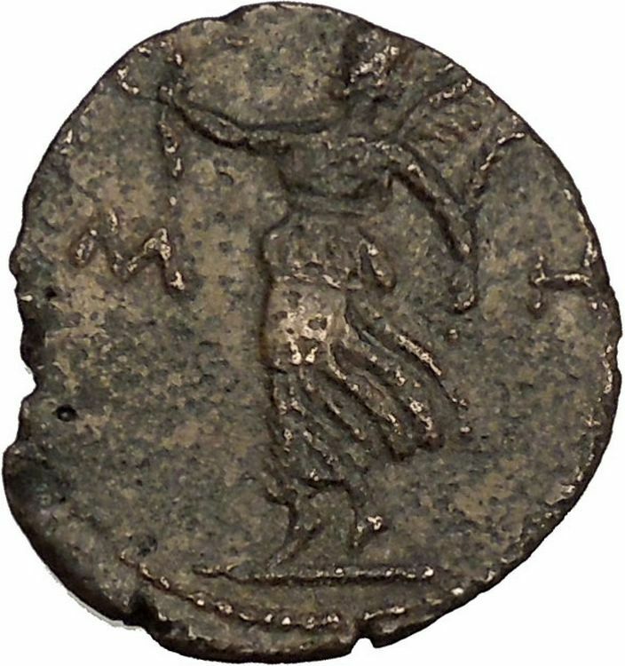 Rheskuporis I 91AD Bosporus King Nike Rare Authentic Ancient Greek Coin i53538