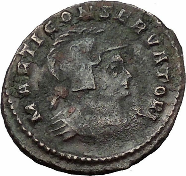 CONSTANTINE I the GREAT 310AD Trier RARE Mars Reverse Ancient Roman Coin i54402