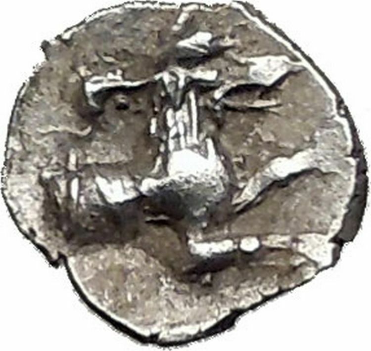 LARANDA in LYCAONIA 324BC Baaltars Wolf Genuine Ancient Silver Greek Coin i55613