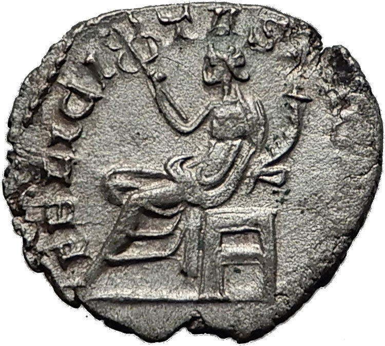 SALONINA GALLIENUS wife 257AD Cologne Ancient Silver Roman Coin Felicitas i58530