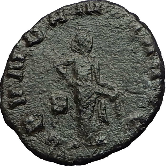 GALLIENUS Authentic Ancient 265AD Roman Coin of Rome ABUNDANTIA Abundance i58977