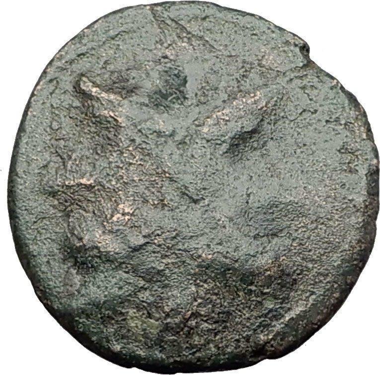 Thessalonica Macedonia under Romans JANUS DIOSCURI Rare R1 Greek Coin i61663