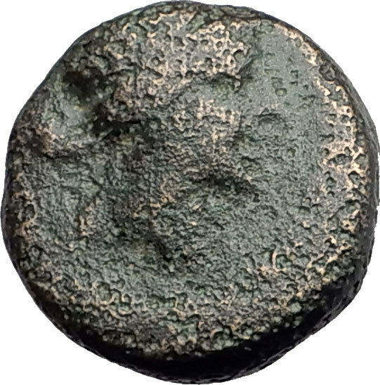 SARDES in Lydia 133BC Authentic Ancient Greek Coin APOLLO & HERCULES CLUB i62709