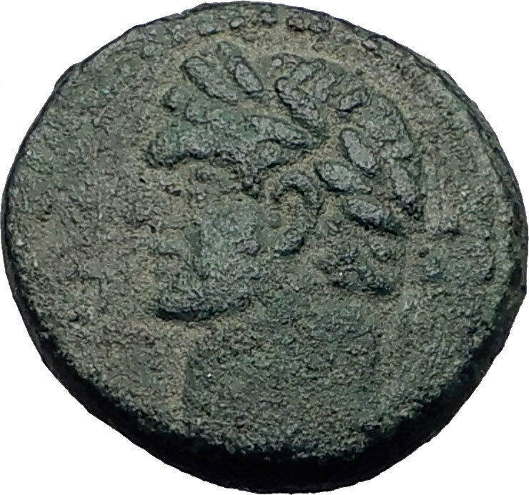 DOMITIAN 85AD Ascalon in Judea Phanebal RARE Authentic Ancient Roman Coin i64126