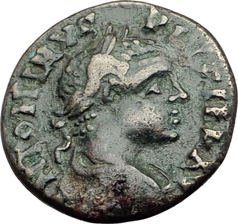 ELAGABALUS 218AD Parion Parium Mysia Authentic Ancient Roman Coin Genius i64771