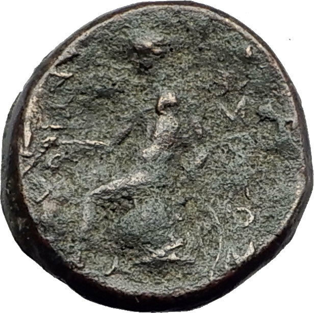 ANTIOCHOS III Megas 222BC Seleukid RARE R3 Authentic Ancient Greek Coin i63708