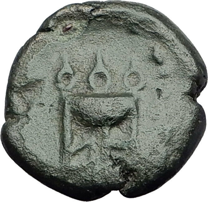 PHILIPPI in MACEDONIA 356BC Hercules Tripod Authentic Ancient Greek Coin i64538