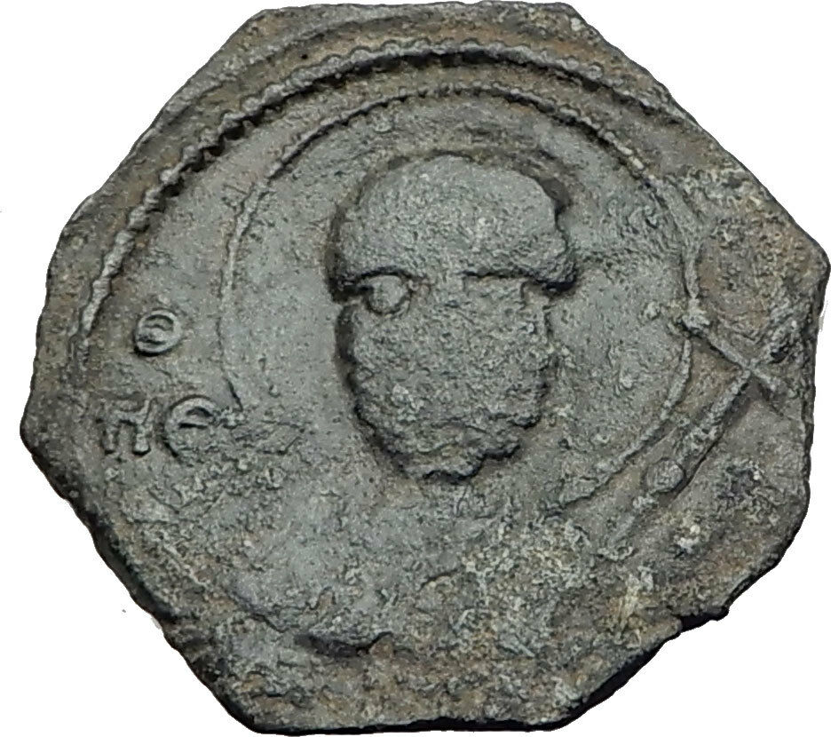 CRUSADERS of Antioch Tancred Ancient 1101AD Byzantine Time Coin St Peter i65096