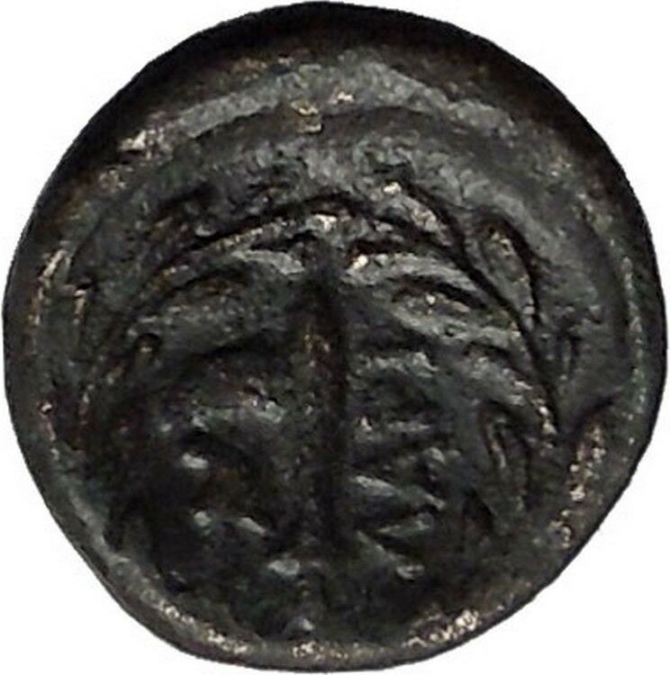 LARISSA KREMASTE in THESSALY 302BC Nymph Harpa Phrygian Helmet Greek Coin i49262