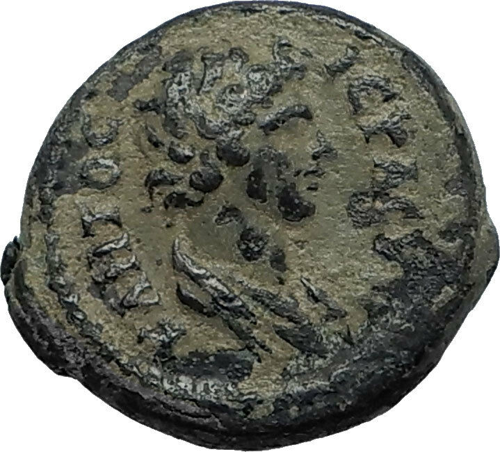 PERGAMON in Mysia 40AD Authentic Ancient Greek Coin ROMAN SENATE & ROMA i67405