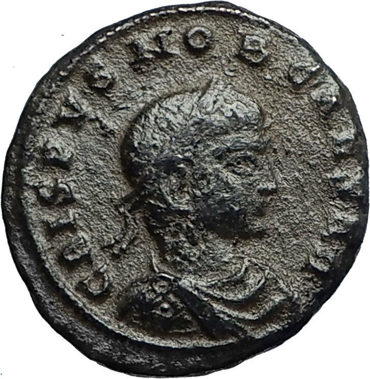 CRISPUS Son of CONSTANTINE the GREAT Authentic Ancient 317AD Roman Coin i67091