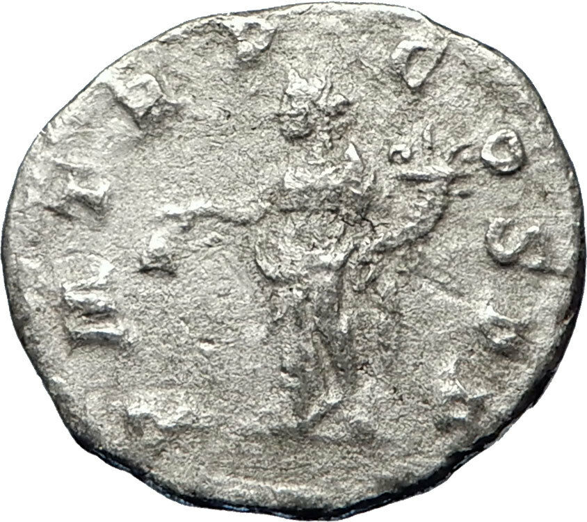 Severus Alexander 222AD Authentic Silver Ancient Roman Coin Liberty i69467