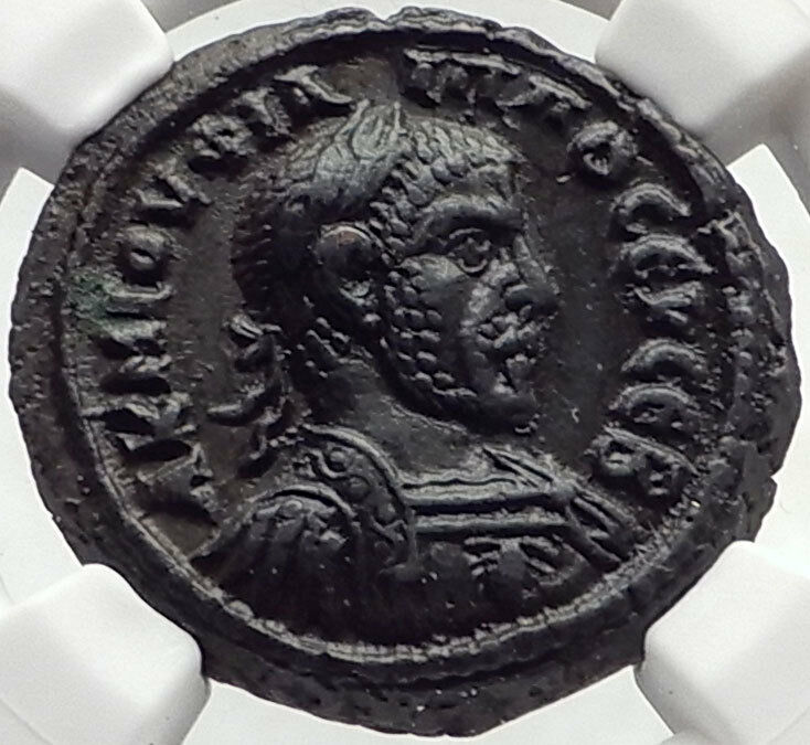 PHILIP I the Arab Authentic Ancient 244AD Alexandria Egypt Roman Coin NGC i70264