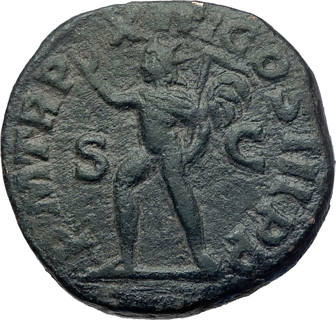 SEVERUS ALEXANDER 234AD Rome HUGE Sestertius Ancient Roman Coin SOL Sun i73216