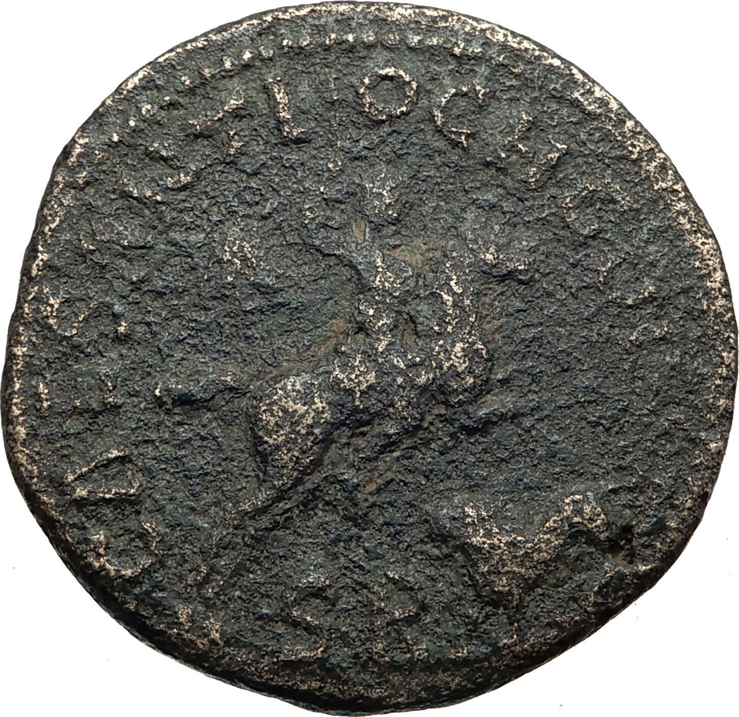 GORDIAN III on HORSEBACK Hunts Lion 238AD Antioch Pisidia Roman Coin i44181