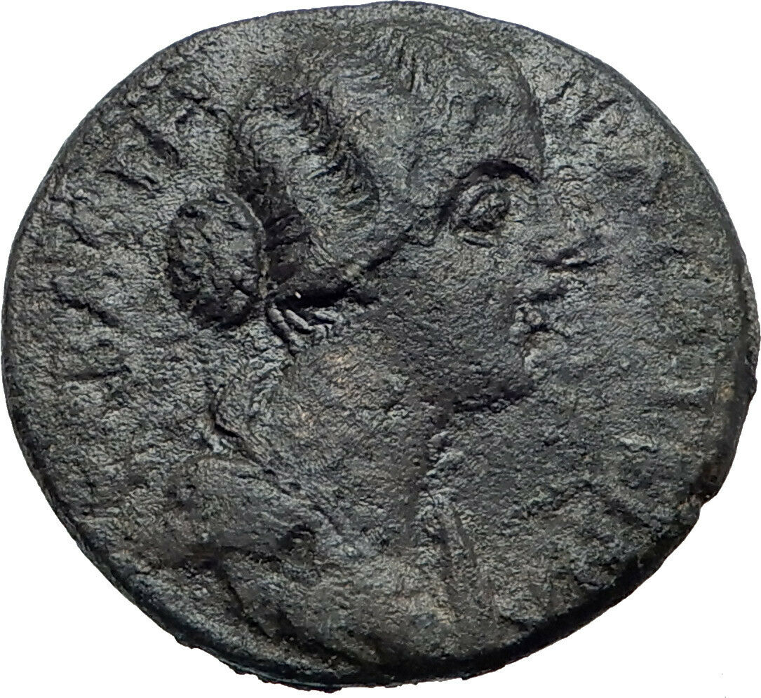 FAUSTINA II wife of Marcus Aurelius 161AD Macedonia Ancient Roman Coin i43612