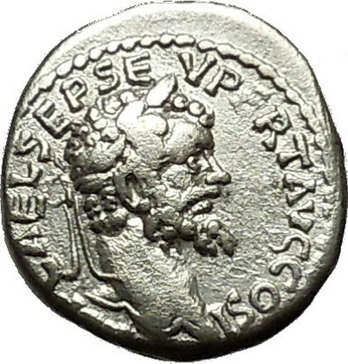 Septimius Severus Emesa mint Ancient Roman Coin Spes Hope Goddess Cult i39601