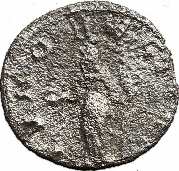 SALONINA daughter in law of Valerian I Silver Roman Coin JUNO Zeus wife i32973