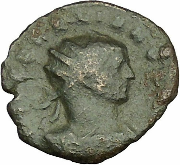 Aurelian with Roma seated 272AD Authentic Ancient Roman Coin i40400