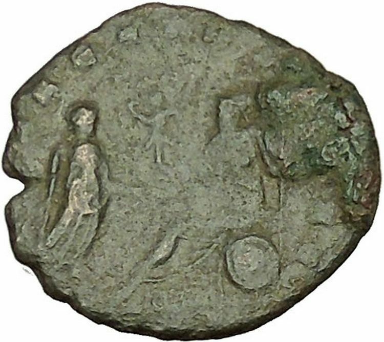 Aurelian with Roma seated 272AD Authentic Ancient Roman Coin i40400