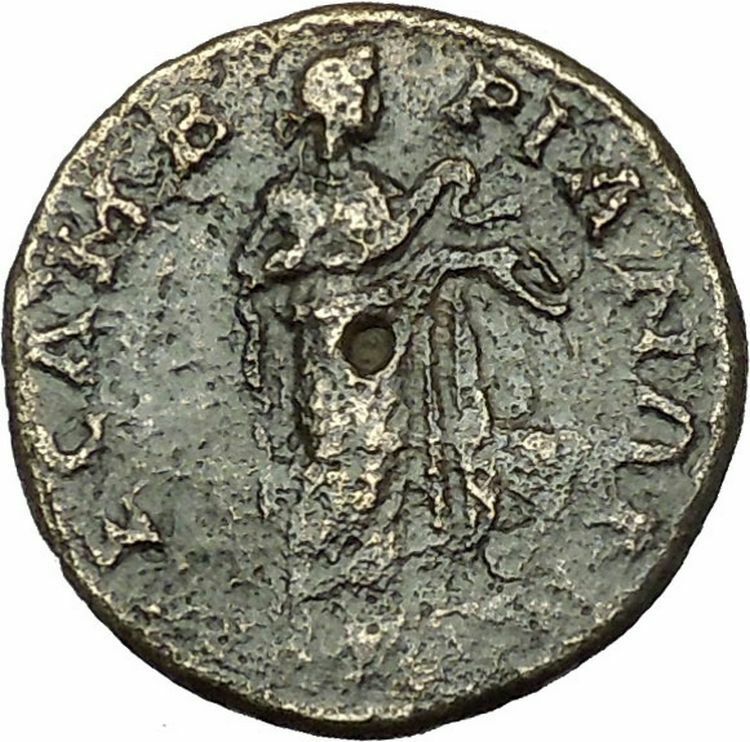 PHILI:P II Roman Caesar 244AD Serapis Hygeia Serpent Ancient Roman Coin i40330