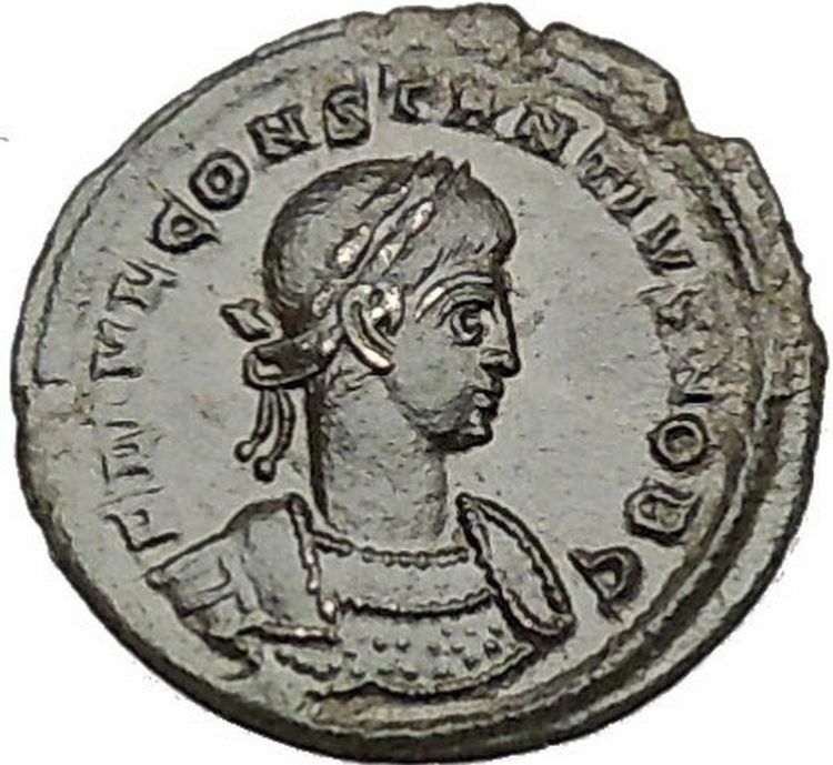 CONSTANTIUS II son of Constantine the Great Ancient Roman Coin Legions i40591