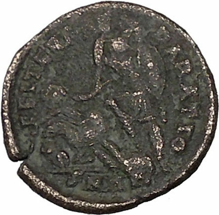 CONSTANTIUS II Constantine the Great son Ancient Roman Coin Battle Horse i42634