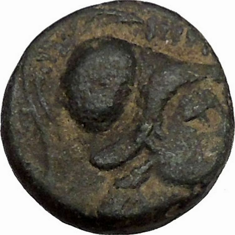 THESSALIAN LEAGUE Larissa 196BC Greek Coin ATHENA APOLLO Healer Cult i43389