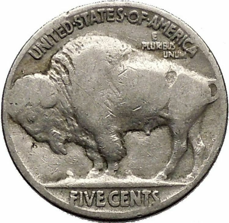 1930 BUFFALO NICKEL 5 Cents of United States of America USA Antique Coin i43750