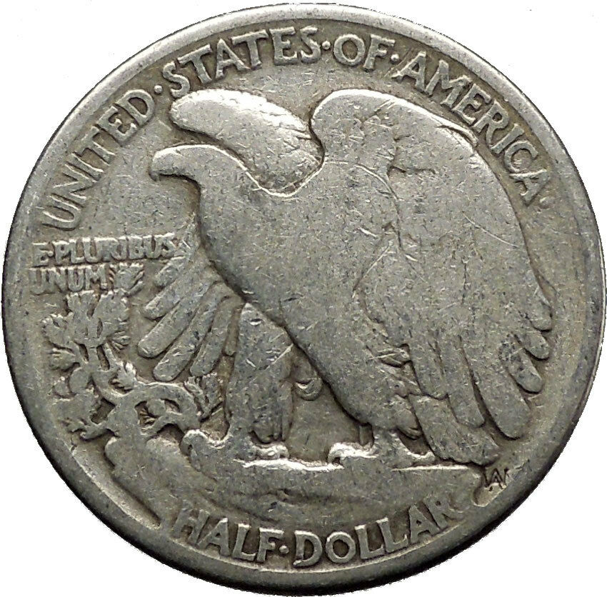 1942 WALKING LIBERTY Half Dollar Bald Eagle United States Silver Coin i45139