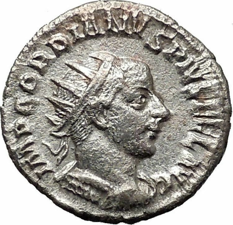 Gordian III 243AD Silver Ancient Roman Coin Peace bringer Mars i46335